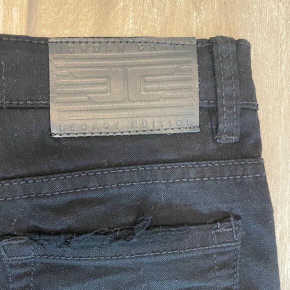 Jordan Craig Boys Black Pants Size 10 JS955RB Legacy Edition Sean Fit Twill NWT - Picture 8 of 14